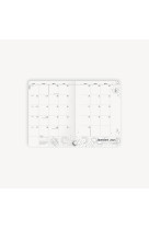 Agenda 2022 semainier - poche a6 souple - sable