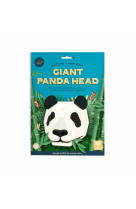 Create your own giant panda head