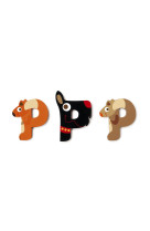 Lettre en bois - p