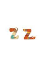 Lettre en bois - z