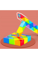 Snake 24 blocs multicolore pastel