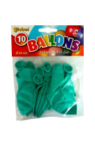 Sachet 10 ballons n 12 vert
