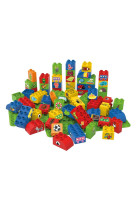 Educational blocks with 2 baseplates boys