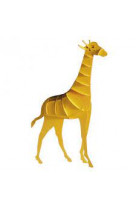 3d paper model - animal - girafe