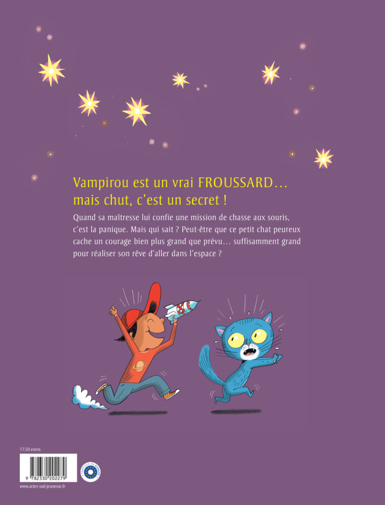 Le Premier Chat qui a posé une patte sur Mars - Hélène FRAPPAT, Benoît Perroud, Hélène FRAPPAT, Benoît Perroud - ACTES SUD